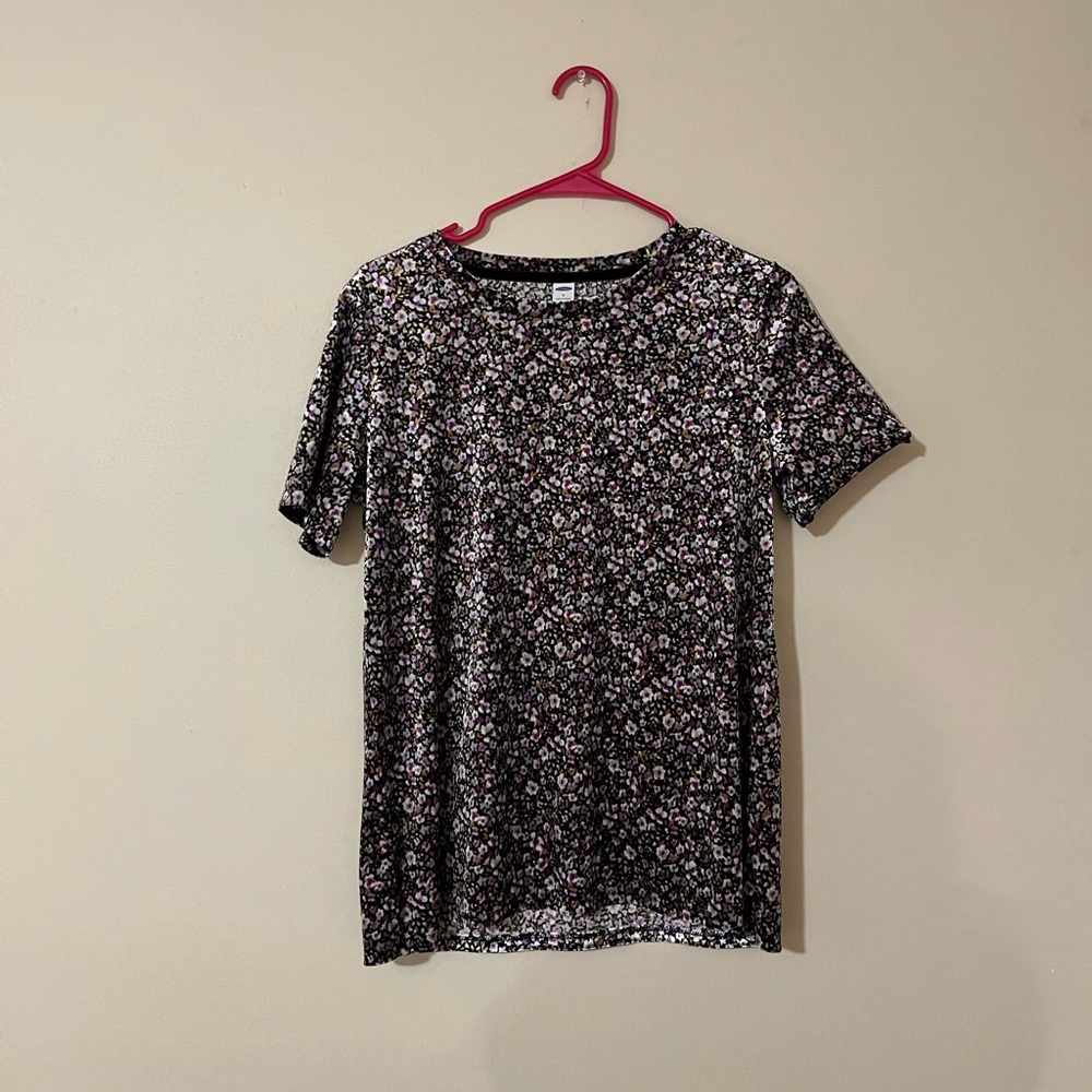 Velvet Floral Shirt